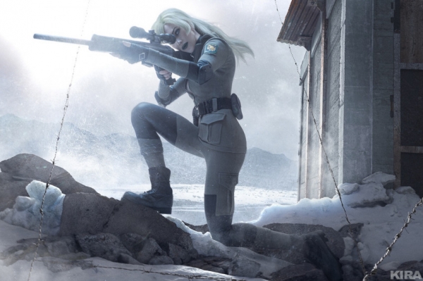 Косплеер показала достоверную Снайпер Вульф из Metal Gear Solid
