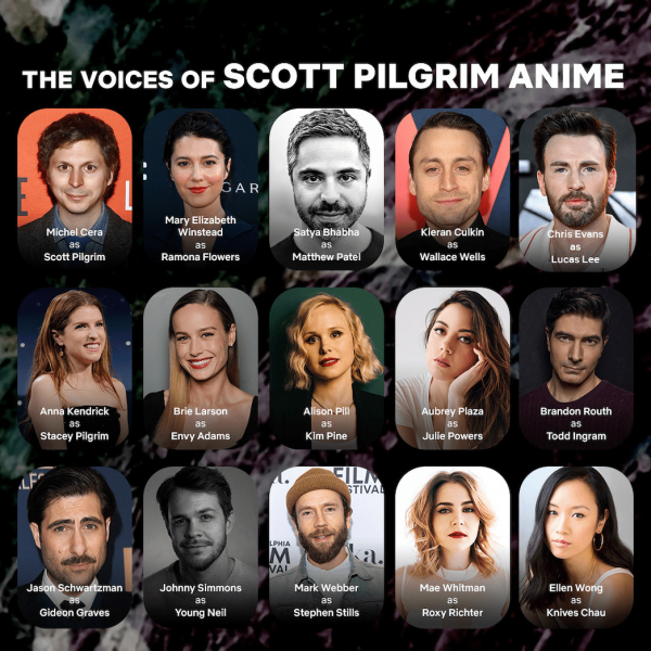 
                Героев аниме-сериала по «Скотту Пилигриму» от Netflix озвучат Майкл Сера и Мэри Элизабет Уинстэд
            