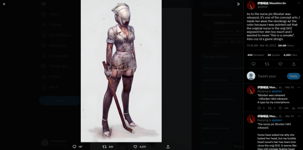 
                В ремейке Silent Hill 2 медсестра будет носить чулки. Масахиро Ито не нравилась слишком обнаженная дама из оригинала
            