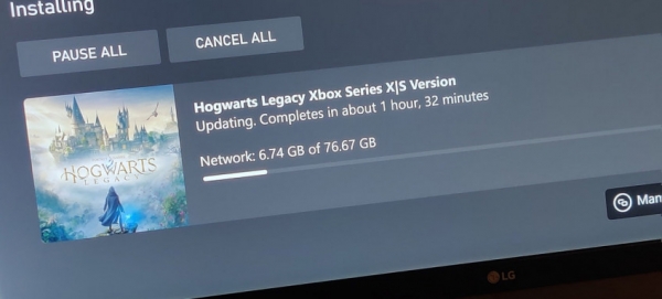 На Xbox Series уже стартовала предзагрузка Hogwarts Legacy