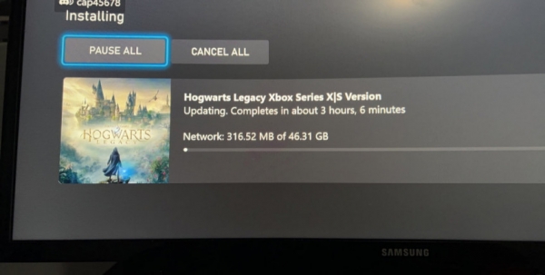 На Xbox Series уже стартовала предзагрузка Hogwarts Legacy